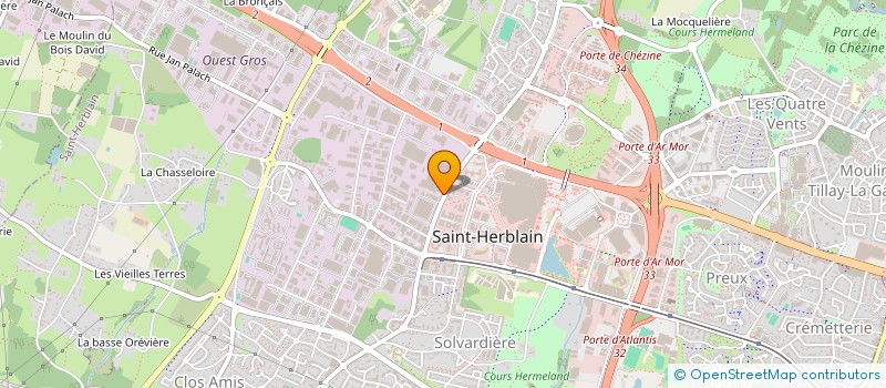 localisation de l'entreprise DELHOBIO à SAINT-HERBLAIN