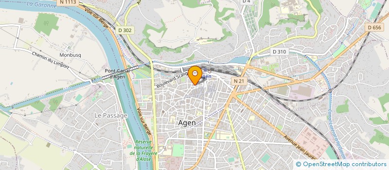 localisation de l'entreprise DELHOM ELISABETH à AGEN