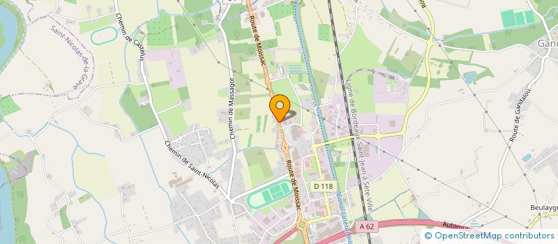 localisation de l'entreprise DELHOM OPTIQUE  CASTELSARRASIN