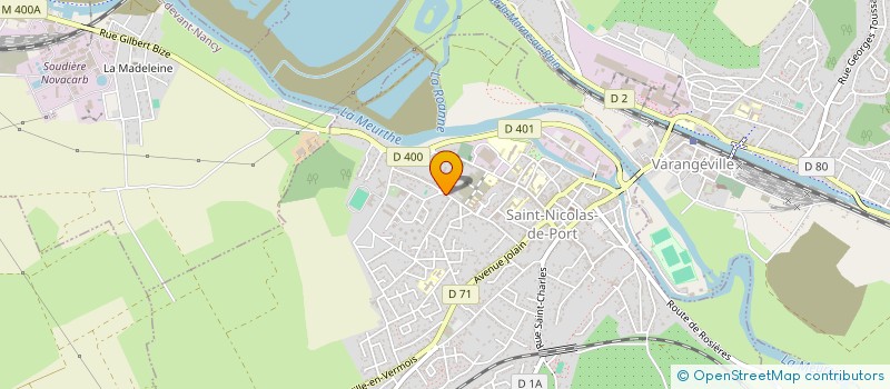 localisation de l'entreprise DELHOMME FORMATION CONSEIL  SAINT-NICOLAS-DE-PORT