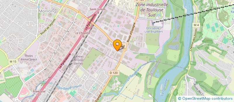 localisation de l'entreprise DELHOMME LOCATION à TOULOUSE