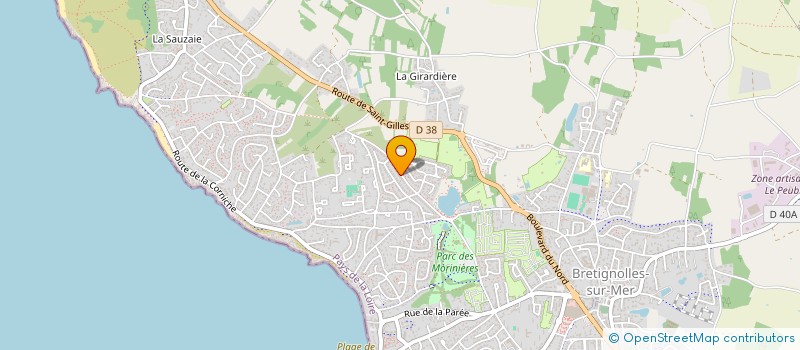 localisation de l'entreprise DELHOMMEAU INDIVISION à BRETIGNOLLES-SUR-MER