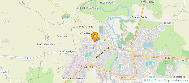 localisation de l'entreprise DELHOMMEL RAISIN DE TABLE SCEA  CRAON