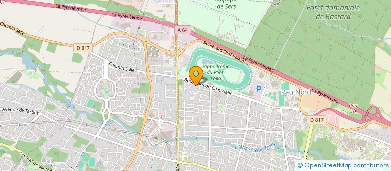 localisation de l'entreprise DELHORME à PAU