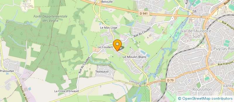 localisation de l'entreprise DELHOUME CONSEILS à LIMOGES