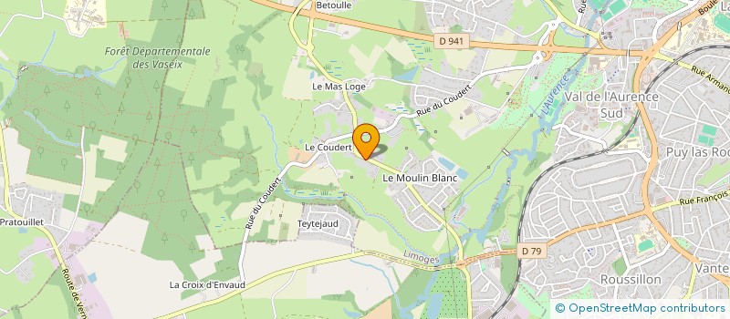 localisation de l'entreprise DELHOUME IMMOBILIER à LIMOGES