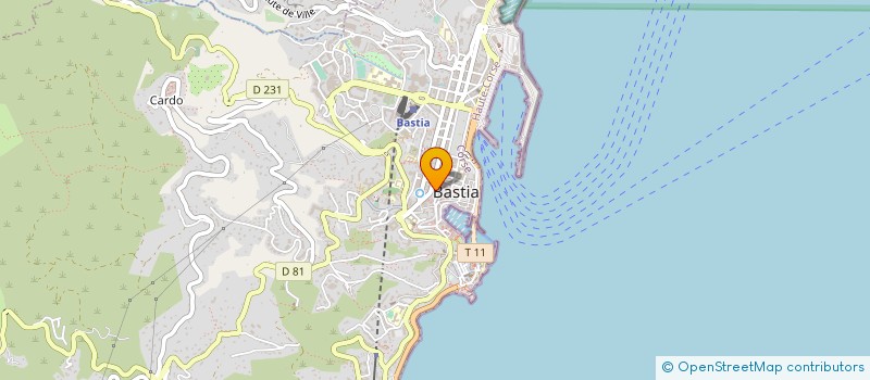 localisation de l'entreprise DELI à BASTIA