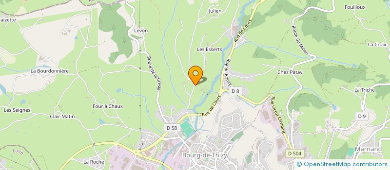 localisation de l'entreprise DELI  THIZY-LES-BOURGS