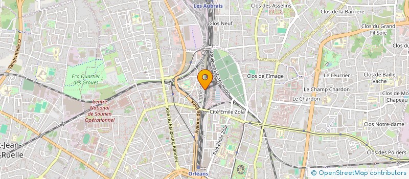localisation de l'entreprise DELI BUDDY RIDER à ORLEANS