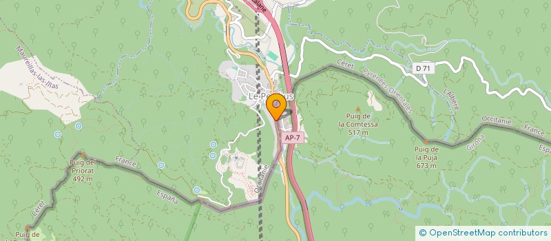 localisation de l'entreprise DELI GRACIA  LE PERTHUS