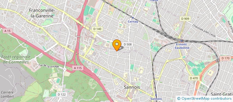 localisation de l'entreprise DELI HOUSE  SANNOIS