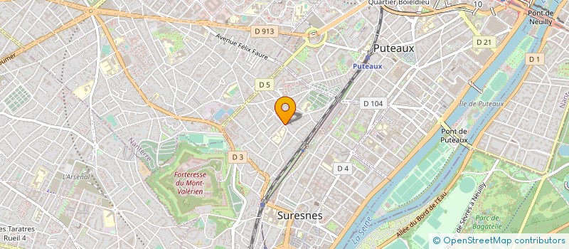 localisation de l'entreprise DELI'S PIZZA à SURESNES