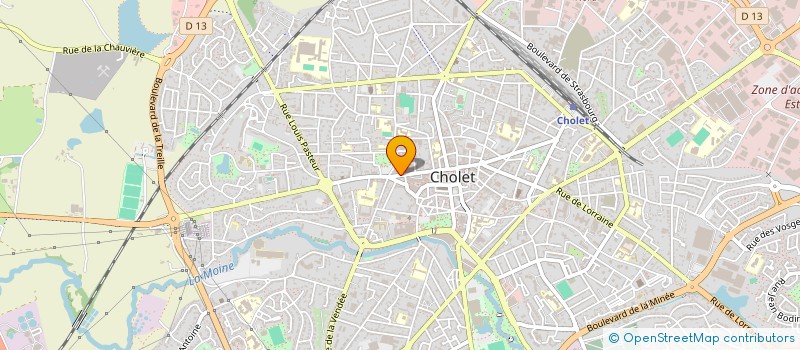 localisation de l'entreprise DELI SERVICE LES HERBIERS à CHOLET