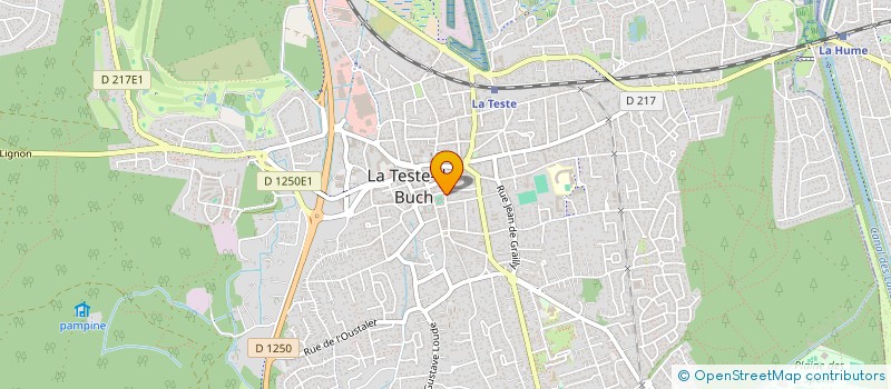 localisation de l'entreprise DELI' SOUPES à LA TESTE-DE-BUCH