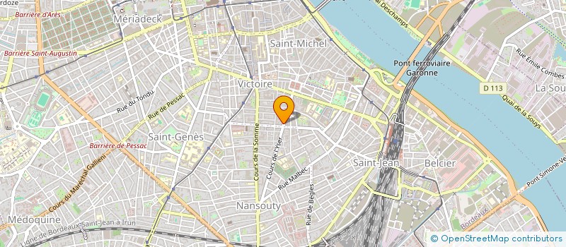 localisation de l'entreprise DELI YUREC à BORDEAUX