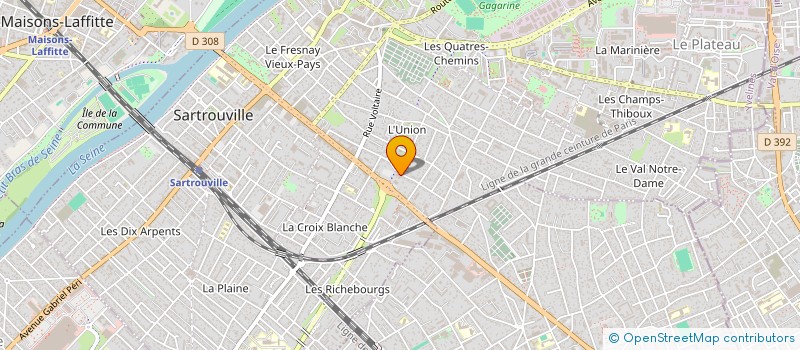 localisation de l'entreprise DELIA AUTOMOBILES  SARTROUVILLE