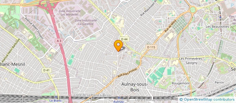 localisation de l'entreprise DELIAS BATIMENT à AULNAY-SOUS-BOIS