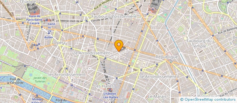 localisation de l'entreprise DELIBARI à PARIS