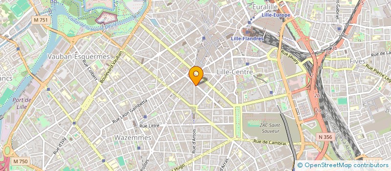 localisation de l'entreprise DELIBERTE à LILLE