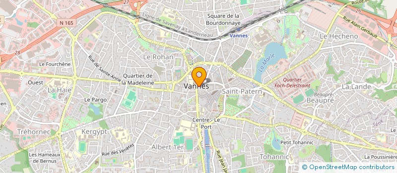 localisation de l'entreprise DELICATESSEN à VANNES