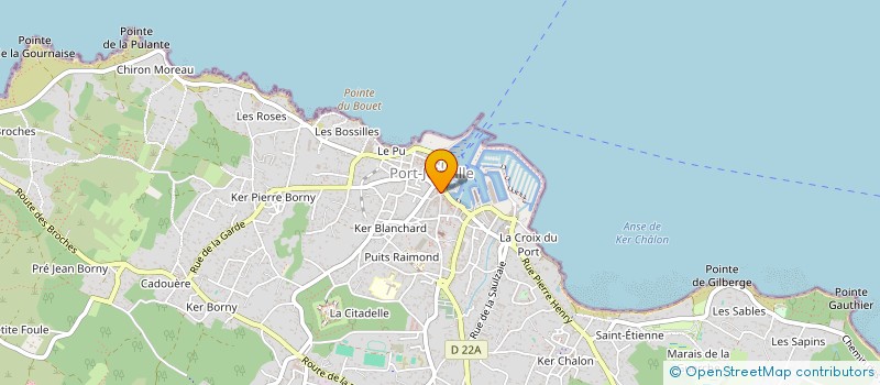 localisation de l'entreprise DELICATESSES à L'ILE-D'YEU