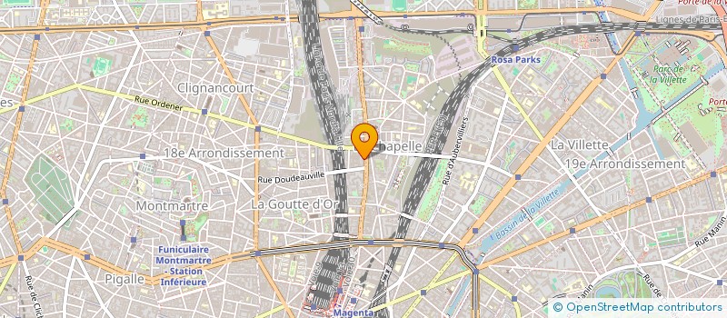 localisation de l'entreprise DELICE 18  PARIS