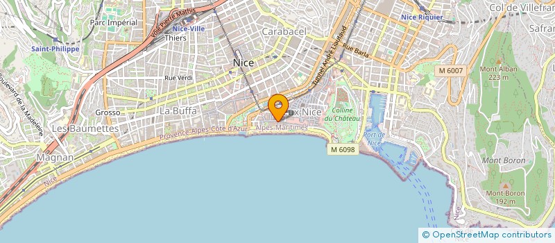 localisation de l'entreprise DELICE à NICE