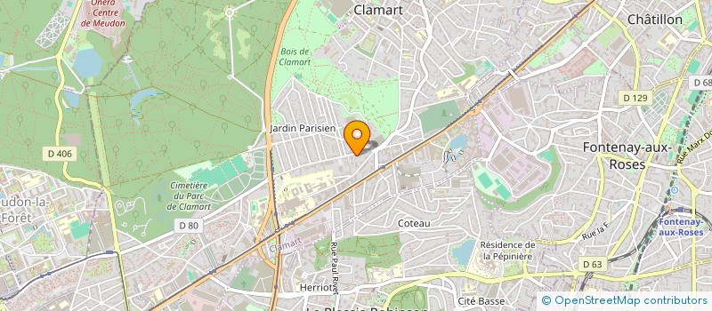 localisation de l'entreprise DELICE à CLAMART