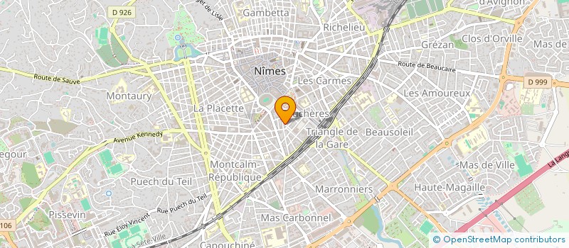 localisation de l'entreprise DELICE  NIMES