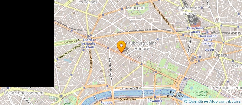 localisation de l'entreprise DELICE CHAMPS ELYSEES  PARIS