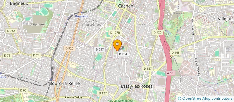 localisation de l'entreprise DELICE D'ADAM à CACHAN