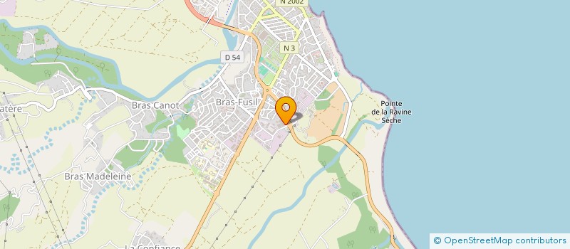 localisation de l'entreprise DELICE DE BEAUFOND SUCRE ET SALE  SAINT-BENOIT