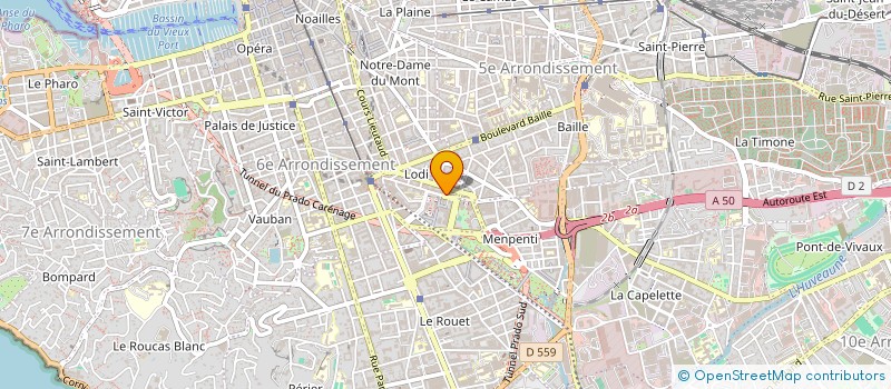 localisation de l'entreprise DELICE DE LA NIGHT à MARSEILLE