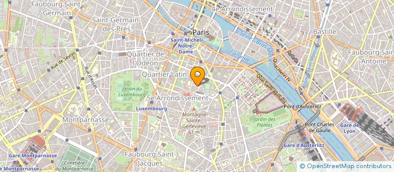 localisation de l'entreprise DELICE DE LA SEINE  PARIS