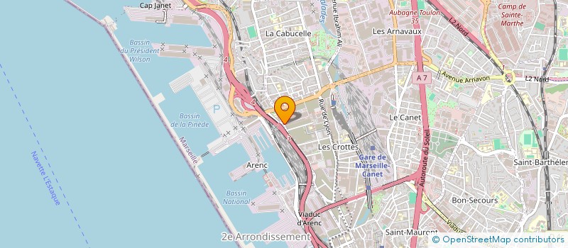 localisation de l'entreprise DELICE DE MAGHREB à MARSEILLE