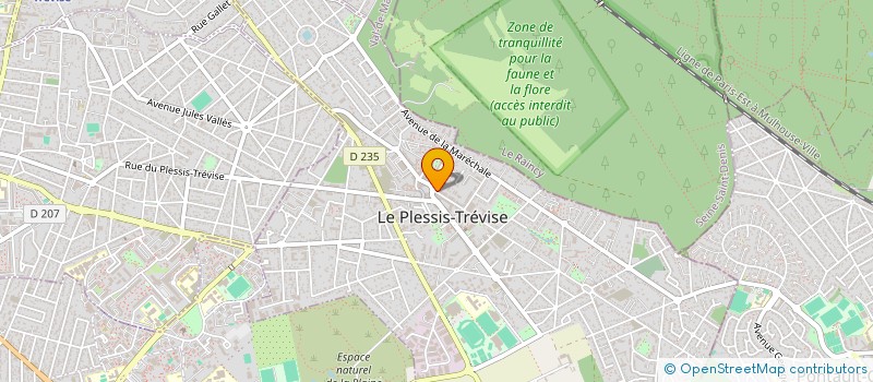 localisation de l'entreprise DELICE DE PLESSIS à LE PLESSIS-TREVISE