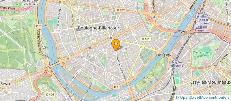 localisation de l'entreprise DELICE DE VENISE à BOULOGNE-BILLANCOURT