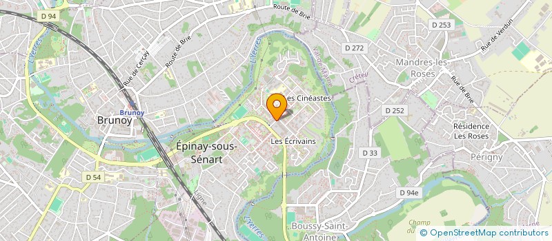 localisation de l'entreprise DELICE DU PAIN  EPINAY-SOUS-SENART