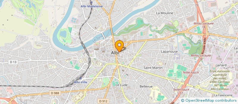 localisation de l'entreprise DELICE FAMILY à ALBI