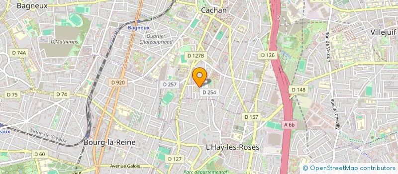 localisation de l'entreprise DELICE FOOD  CACHAN