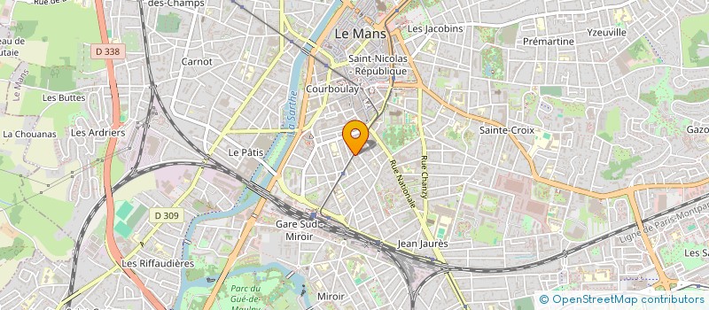 localisation de l'entreprise DELICE FOOD à LE MANS