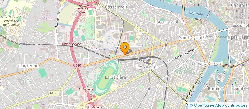 localisation de l'entreprise DELICE FOOD à TOULOUSE