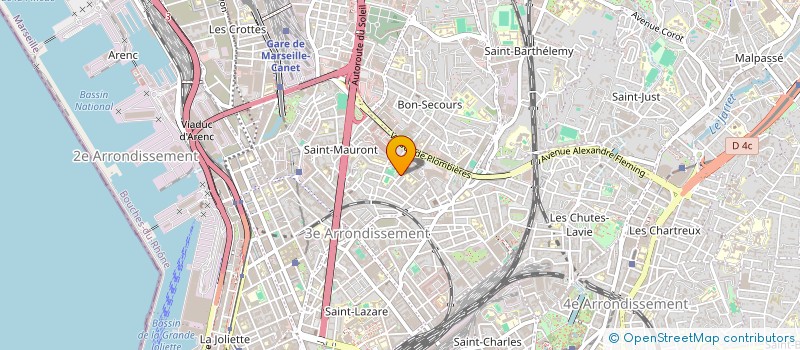 localisation de l'entreprise DELICE FOOD  MARSEILLE