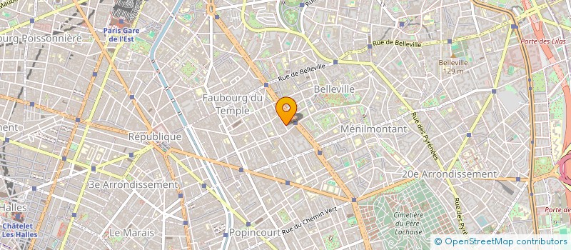 localisation de l'entreprise DELICE FOOD COURONNES  PARIS