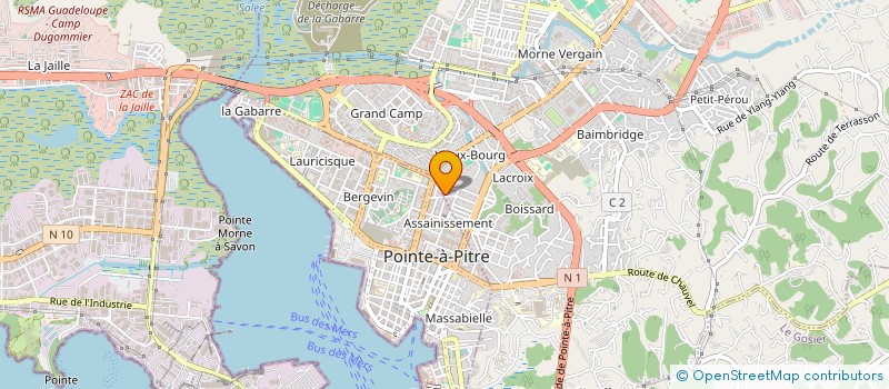 localisation de l'entreprise DELICE FRAICHEUR à LES ABYMES