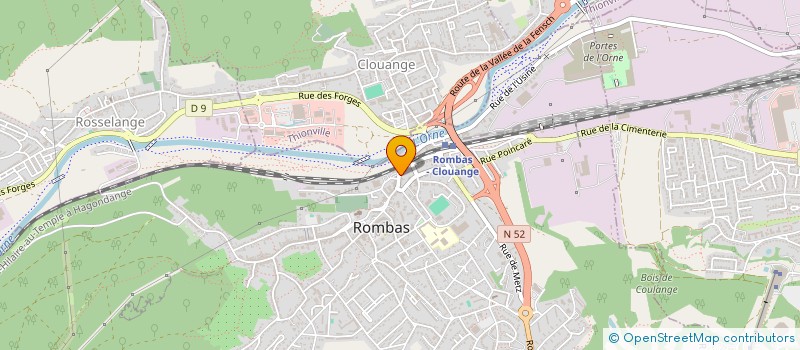 localisation de l'entreprise DELICE GRILL  ROMBAS