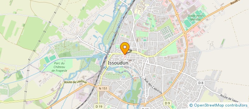 localisation de l'entreprise DELICE ISSOUDUN à ISSOUDUN