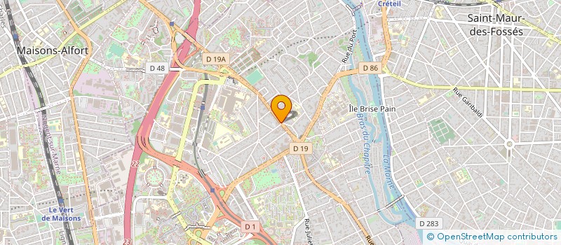 localisation de l'entreprise DELICE KASH à CRETEIL