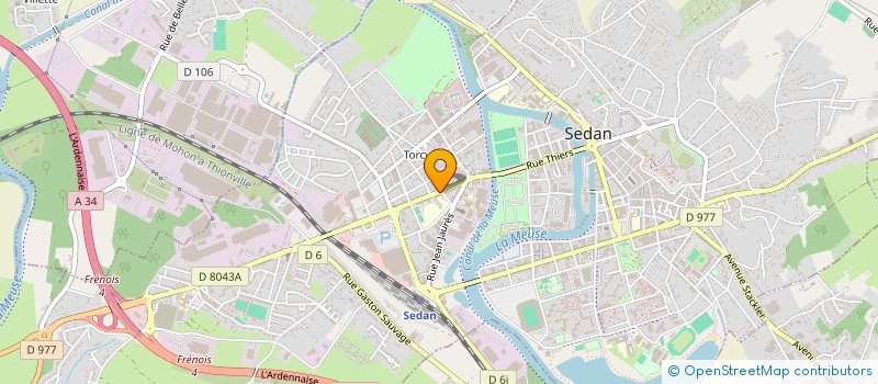 localisation de l'entreprise DELICE KEBAB  SEDAN