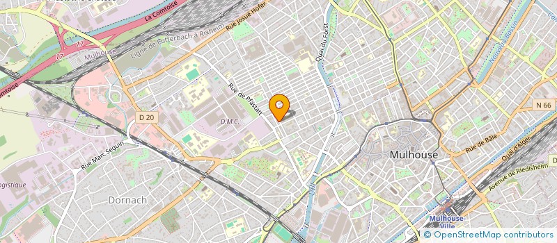 localisation de l'entreprise DELICE MARKET  MULHOUSE